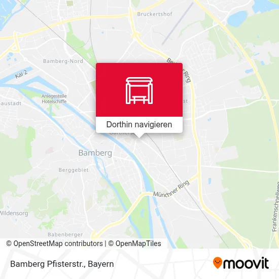 Bamberg Pfisterstr. Karte