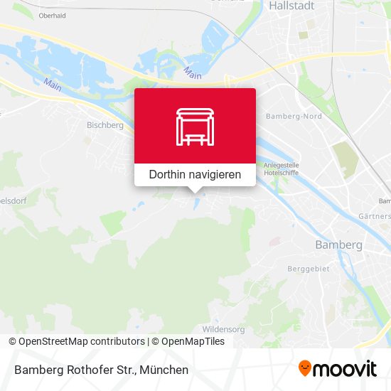 Bamberg Rothofer Str. Karte