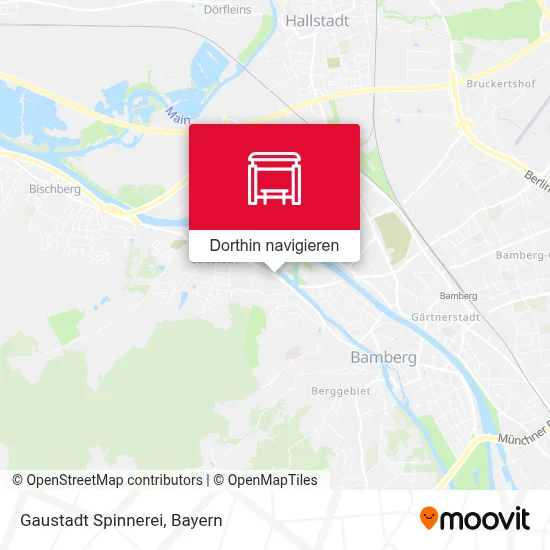 Gaustadt Spinnerei Karte