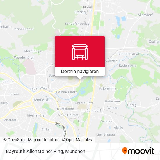 Bayreuth Allensteiner Ring Karte