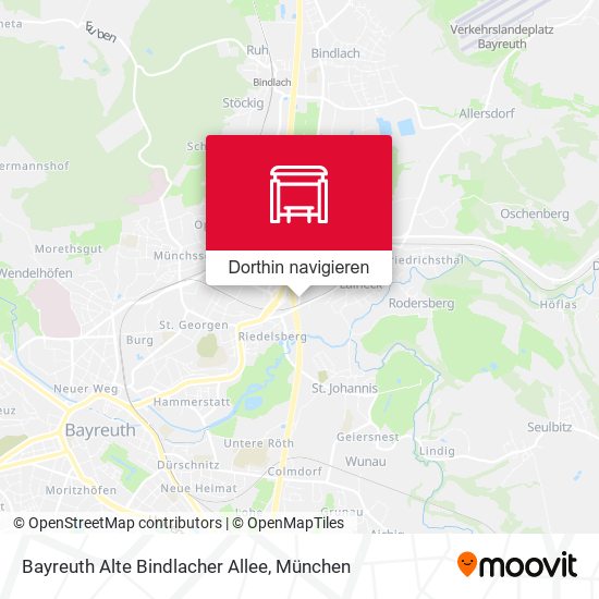 Bayreuth Alte Bindlacher Allee Karte
