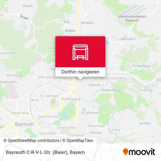 Bayreuth C-R-V-L-Str. (Baier) Karte