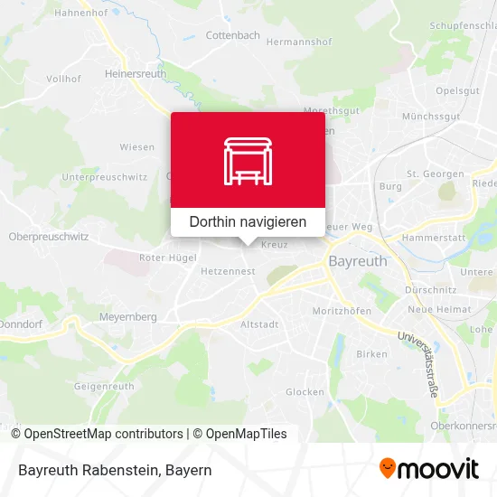 Bayreuth Rabenstein Karte