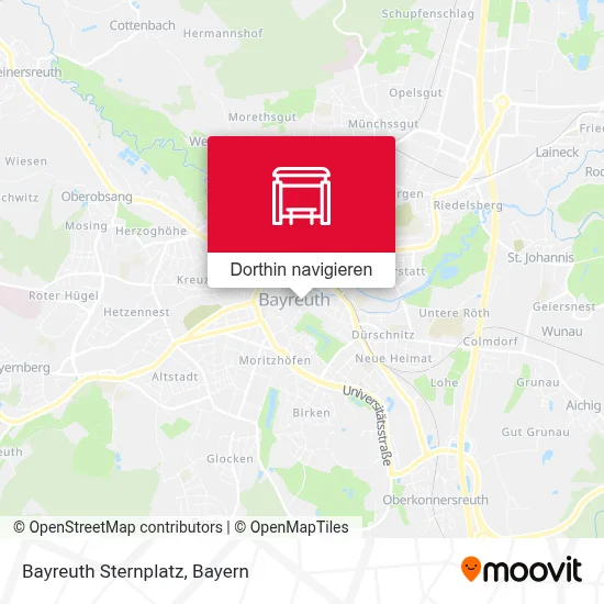 Bayreuth Sternplatz Karte