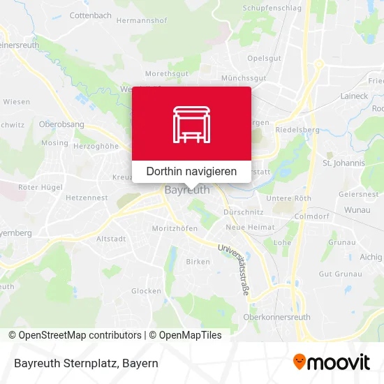 Bayreuth Sternplatz Karte