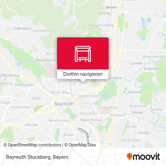 Bayreuth Stuckberg Karte