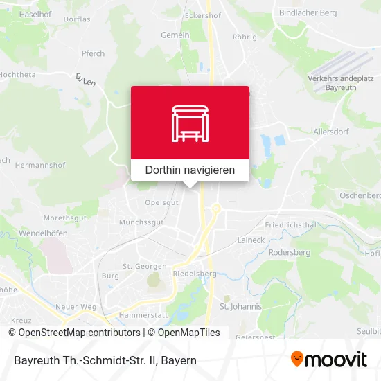 Bayreuth Th.-Schmidt-Str. II Karte