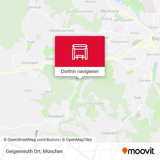 Geigenreuth Ort Karte