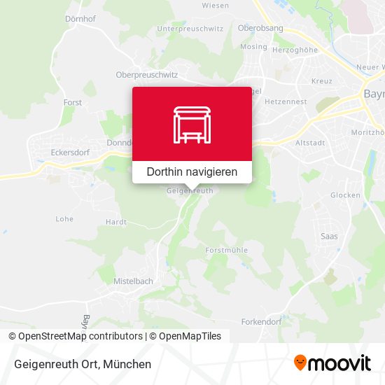 Geigenreuth Ort Karte