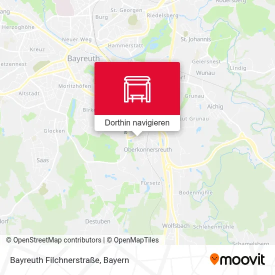 Bayreuth Filchnerstraße Karte