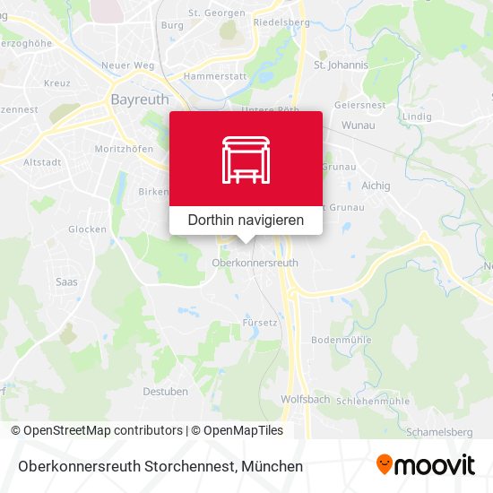 Oberkonnersreuth Storchennest Karte