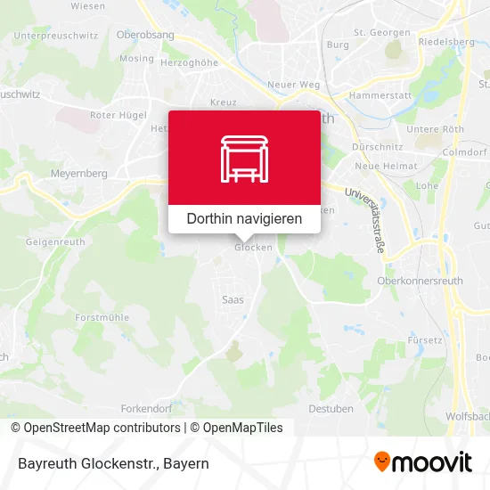 Bayreuth Glockenstr. Karte