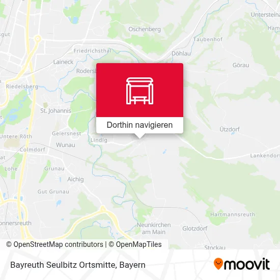 Bayreuth Seulbitz Ortsmitte Karte