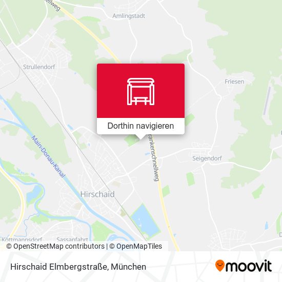 Hirschaid Elmbergstraße Karte