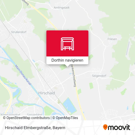 Hirschaid Elmbergstraße Karte