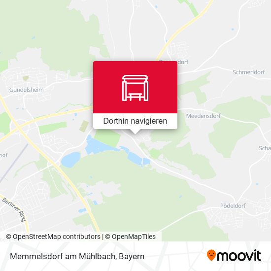 Memmelsdorf am Mühlbach Karte