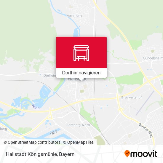 Hallstadt Königsmühle Karte