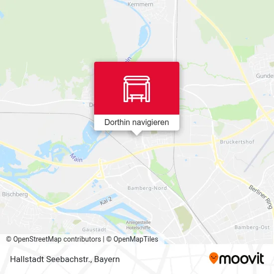 Hallstadt Seebachstr. Karte