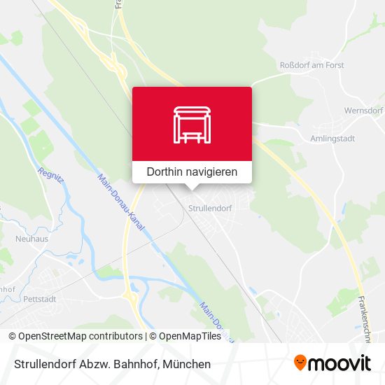 Strullendorf Abzw. Bahnhof Karte