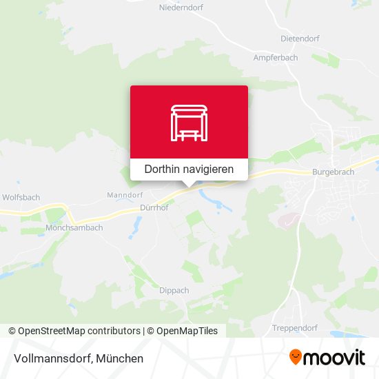 Vollmannsdorf Karte