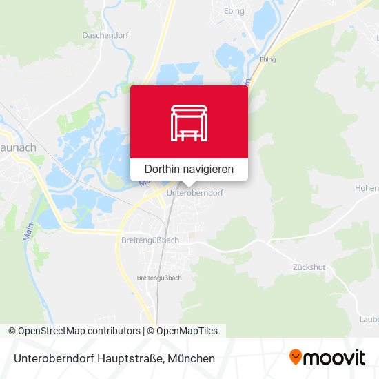Unteroberndorf Hauptstraße Karte
