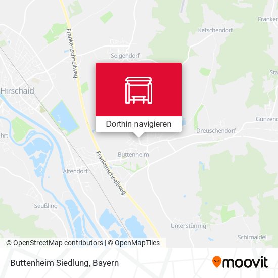 Buttenheim Siedlung Karte