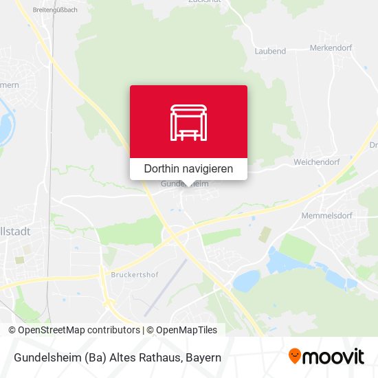 Gundelsheim (Ba) Altes Rathaus Karte