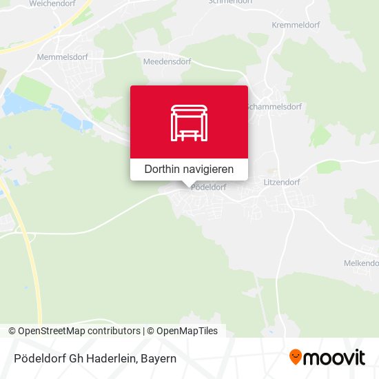 Pödeldorf Gh Haderlein Karte