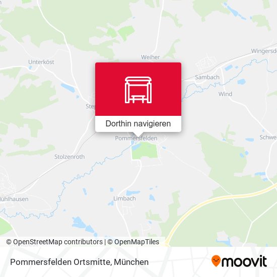 Pommersfelden Ortsmitte Karte