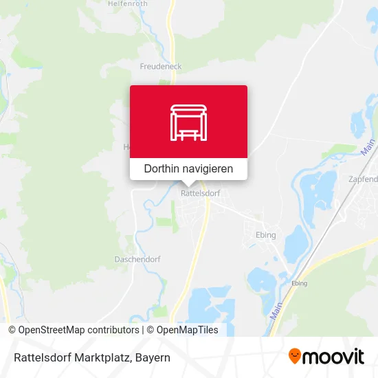 Rattelsdorf Marktplatz Karte