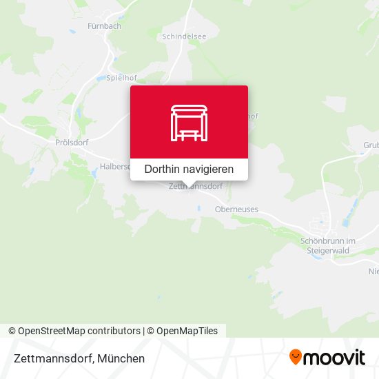 Zettmannsdorf Karte
