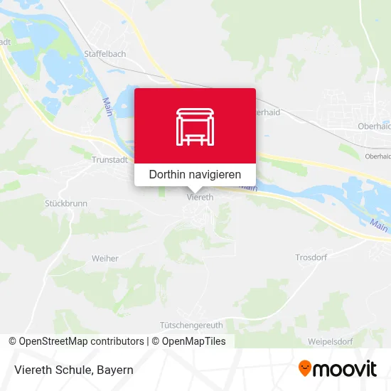 Viereth Schule Karte