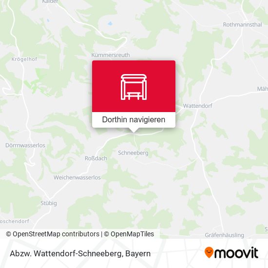 Abzw. Wattendorf-Schneeberg Karte