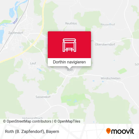 Roth (B. Zapfendorf) Karte