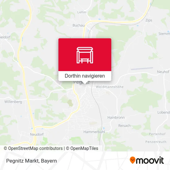 Pegnitz Markt Karte