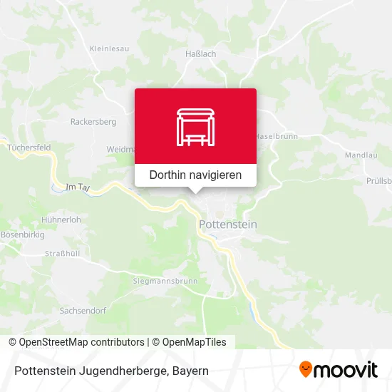 Pottenstein Jugendherberge Karte