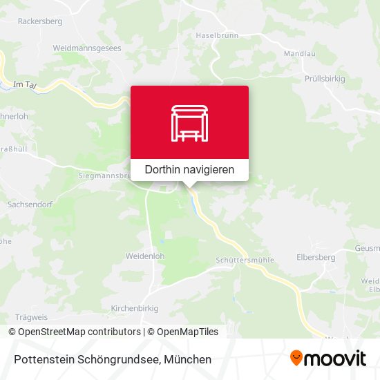 Pottenstein Schöngrundsee Karte