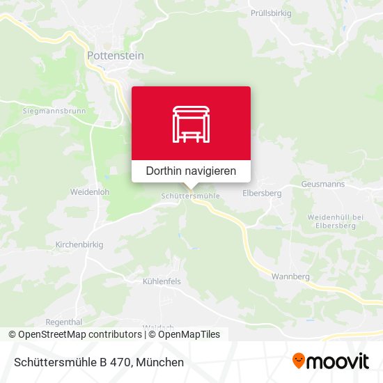 Schüttersmühle B 470 Karte