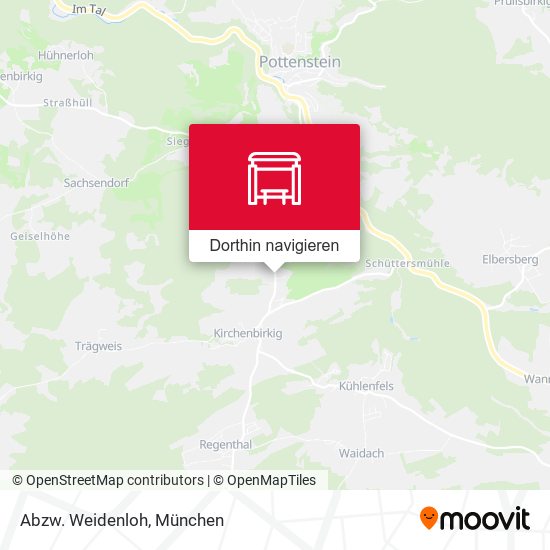 Abzw. Weidenloh Karte