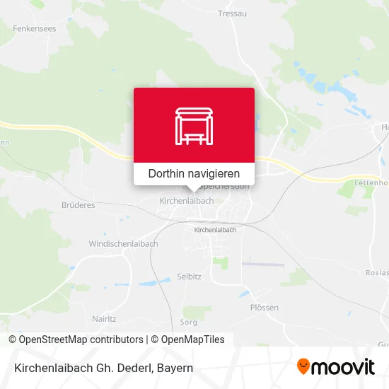 Kirchenlaibach Gh. Dederl Karte