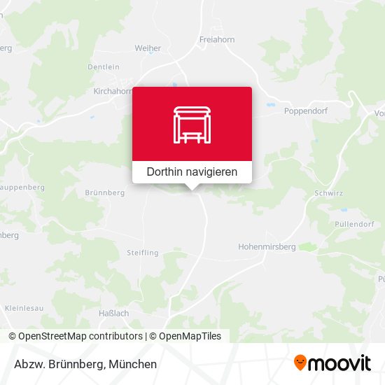 Abzw. Brünnberg Karte