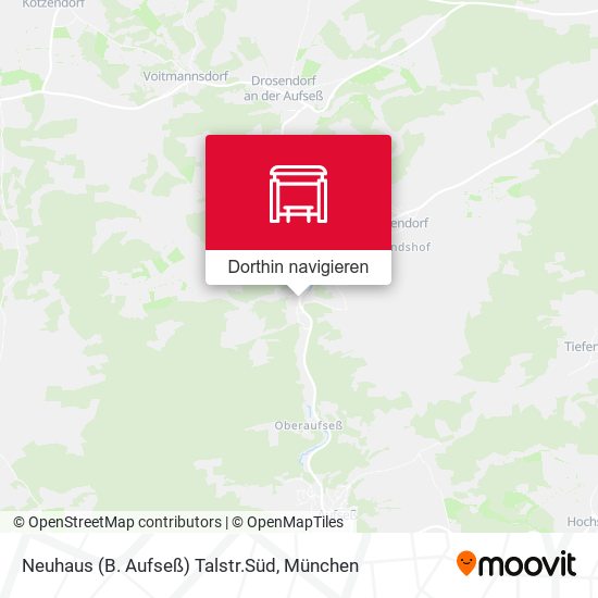 Neuhaus (B. Aufseß) Talstr.Süd Karte