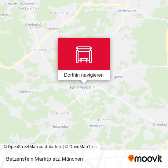 Betzenstein Marktplatz Karte