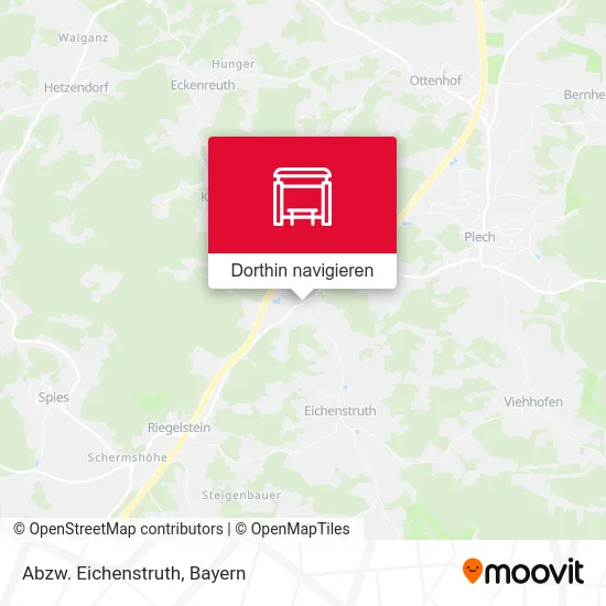 Abzw. Eichenstruth Karte