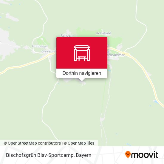 Bischofsgrün Blsv-Sportcamp Karte