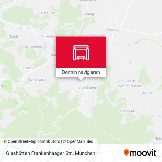 Glashütten Frankenhaager Str. Karte
