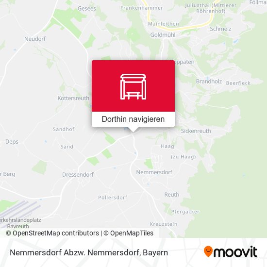 Nemmersdorf Abzw. Nemmersdorf Karte