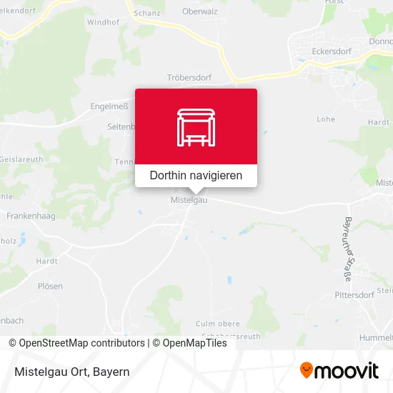 Mistelgau Ort Karte