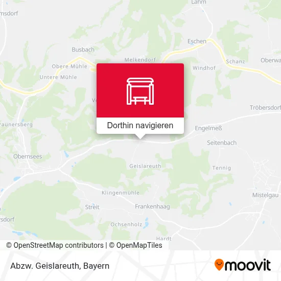 Abzw. Geislareuth Karte