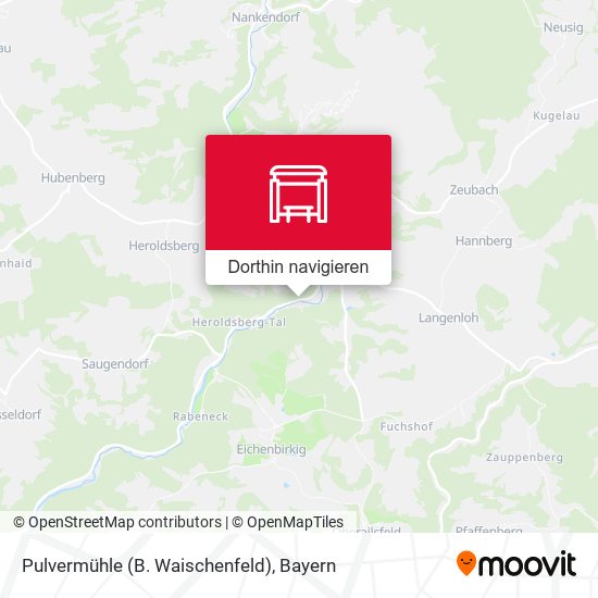 Pulvermühle (B. Waischenfeld) Karte